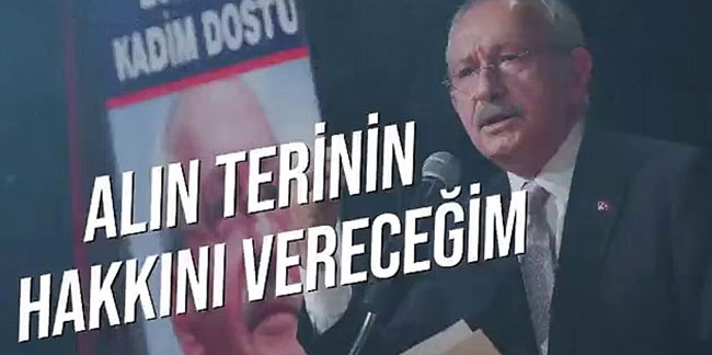 Kılıçdaroğlu ''Ülkenin bereketini 'Saray' kaçırdı'' deyip bu videoyu paylaştı