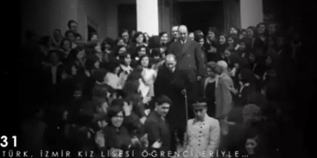 İlk kez ortaya çıktı! Atatürk'ün hiç bilinmeyen görüntüleri...