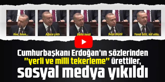 Saadet Partisi'nin Erdoğan'ın konuşmalarından hazırladığı ''yerli ve milli tekerleme'' olay oldu