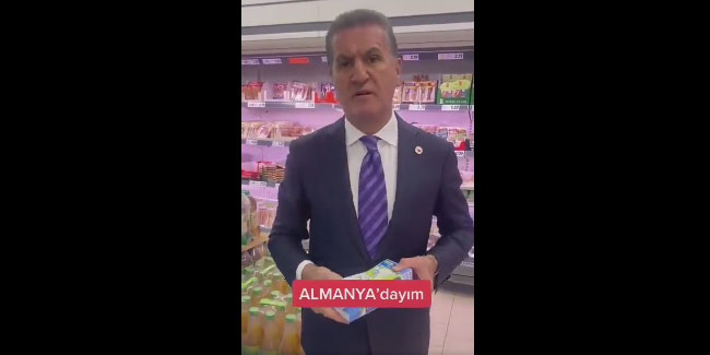 Mustafa Sarıgül Almanya'daki marketten yanıt verdi