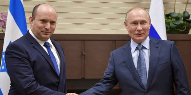 Bennett ve Putin Rusya'da görüştü