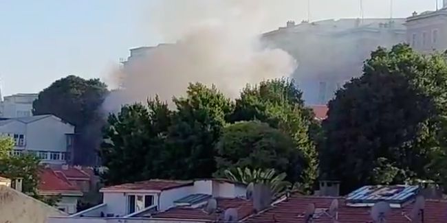 Rusya'nın İstanbul Başkonsolosluğu'nda da yangın çıktı