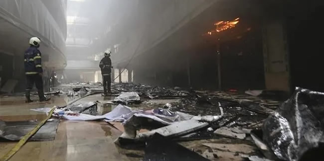 Pandemi hastanesinde yangın faciası: 9 ölü