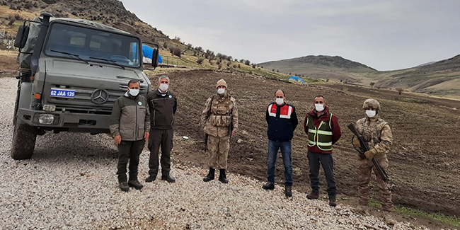 Tunceli'de ava giden 2 şahsa sokağa çıkma cezası