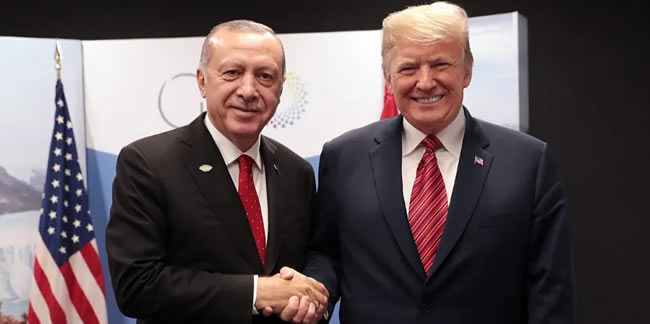 Cumhurbaşkanı Erdoğan'dan, ABD Başkanı Trump’a teşekkür mesajı