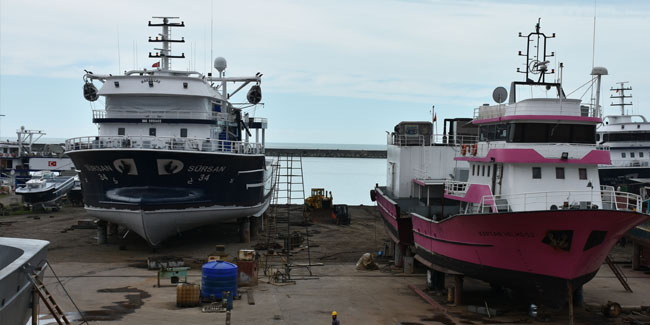 Balıkçı gemileri yeni sezona hazırlanıyor