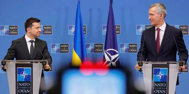 Zelenskiy NATO’da konuştu: Savaşta yapılan yardım çağrılarına cevap alamamak korkunç bir şey