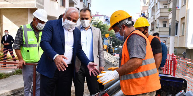 Trabzon Büyükşehir Belediyesi Meydan altyapısını yeniliyor