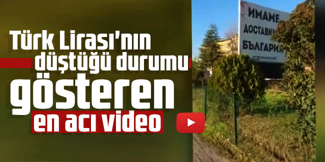 Türk Lirası'nın düştüğü durumu gösteren en acı video