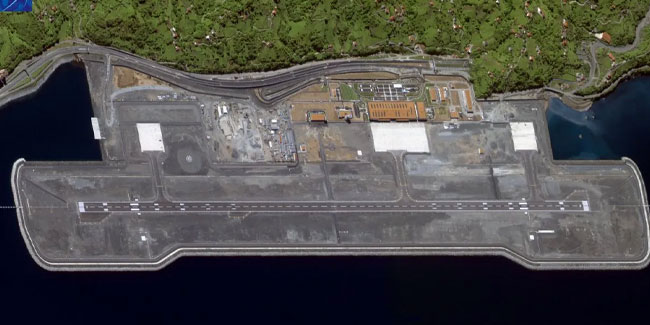 Rize-Artvin Havalimanı, Göktürk-1 uydusu ile görüntülendi