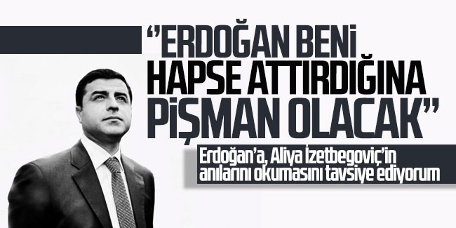 ''Erdoğan beni hapse attırdığına pişman olacak''
