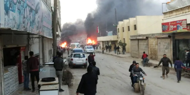 Azez'de bombalı saldırı: 5 ölü