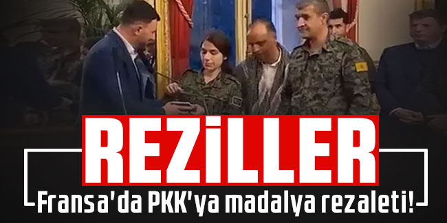 Fransa'da PKK'ya madalya rezaleti! Büyükelçi Dışişleri Bakanlığı'na çağrıldı