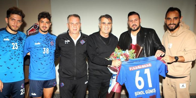 Şenol Güneş, Hekimoğlu Trabzon FK'yı ziyaret etti