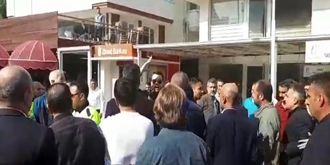 İzmir'de sendikacılar arasında arbede