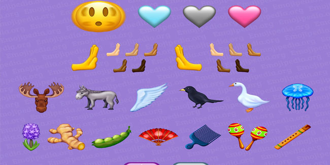 Yeni emojiler geliyor: Tarak, zencefil kökü, eşek, kaz