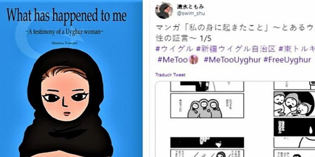Çin'deki Uygur kadınının zulmünü anlatan Japon çizgi romanı viral oldu