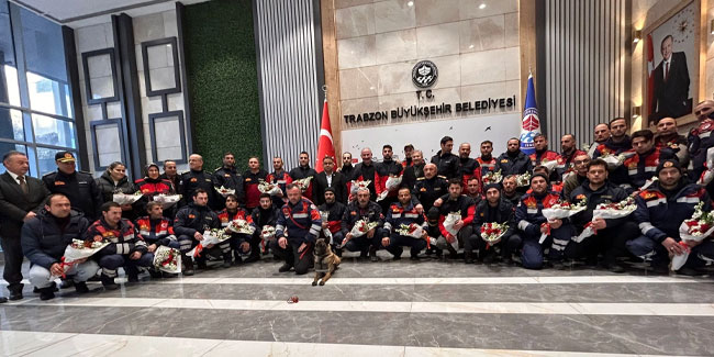 Kahramanlar Trabzon'da