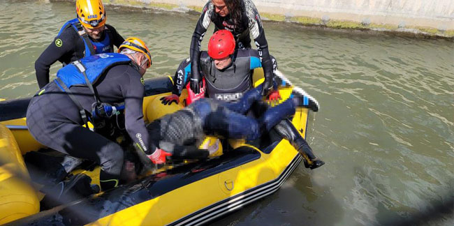 Giresun’da su kanalına uçan araçta kaybolan 2 kişinin cansız bedenine ulaşıldı
