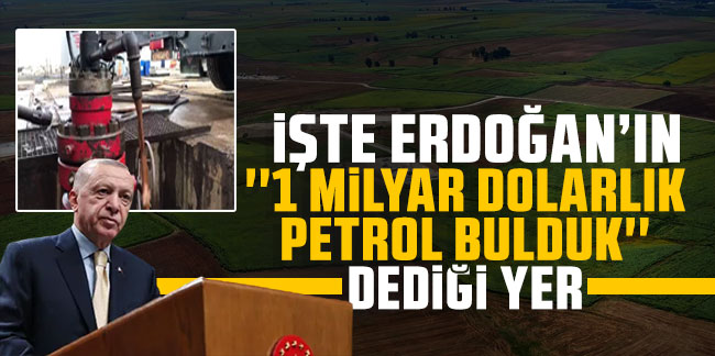 Adana'da petrol bulundu: Değeri 1 milyar dolar