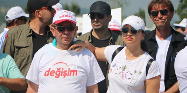Tanju Özcan'ın Ankara'ya başlattığı 'Değişim ve Adalet' yürüyüşünde ikinci gün