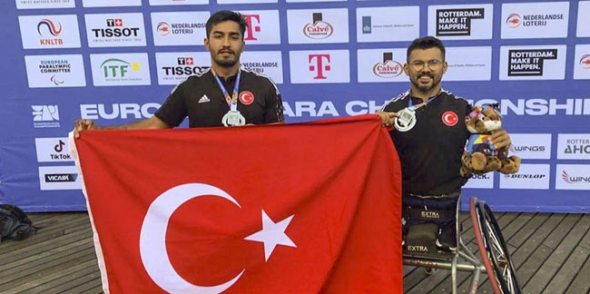 Avrupa Paralimpik Şampiyonası'nda Uğur Altınel ve Ahmet Kaplan'dan gümüş madalya!
