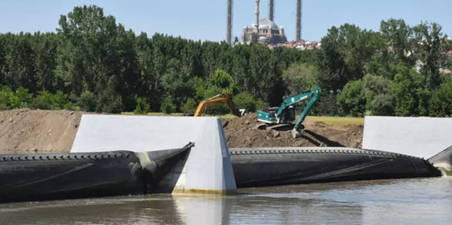 Meriç Nehri'nde hidroelektrik santralinde sona gelindi