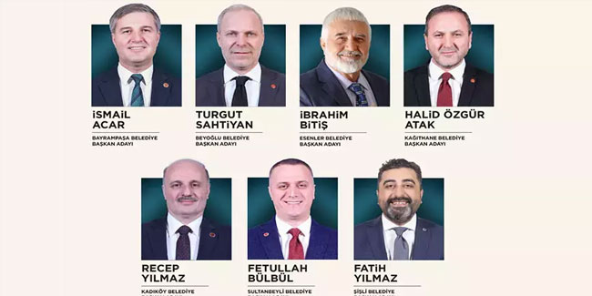 Saadet Partisi İstanbul'daki 7 ilçe başkan adayını açıkladı