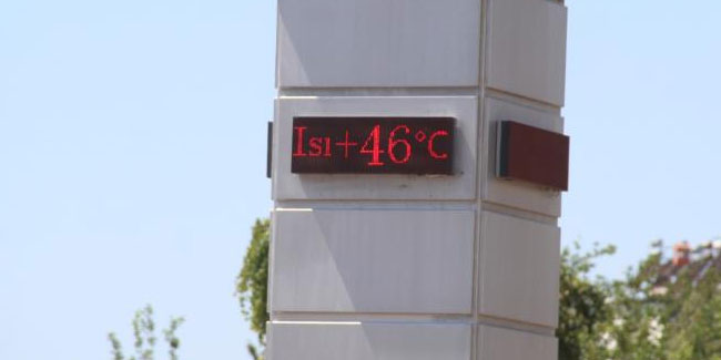 Antalya’da termometreler 46’yı gösterdi