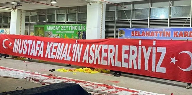 TFF'den ''Mustafa Kemal'in askerleriyiz'' pankartına yasak