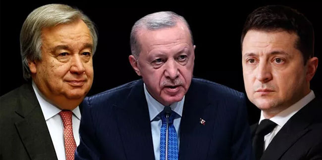 Ukrayna'da üçlü zirve! Erdoğan, Zelenskiy ve Guterres 18 Ağustos'ta bir araya gelecek