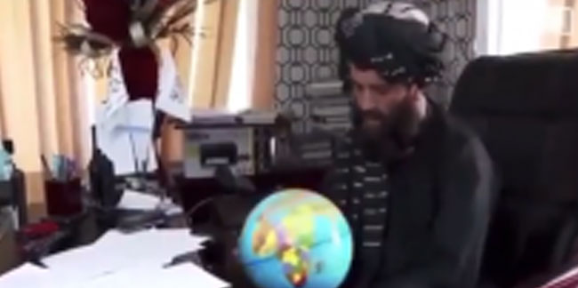 Taliban'ın vali olarak atadığı kişi haritada Afganistan'ı bulamadı