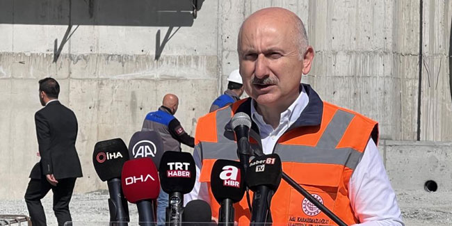 Bakan Karaismailoğlu Zigana Tüneli'nin açılış tarihini duyurdu