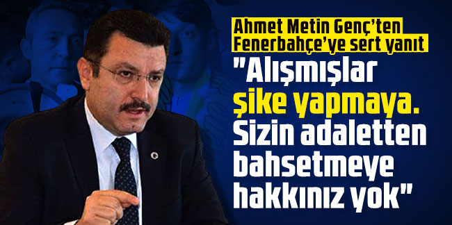 Ahmet Metin Genç: "Alışmışlar şike yapmaya...''