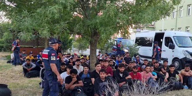 Kırklareli'de 88 kaçak göçmen yakalandı 7 organizatör tutuklandı
