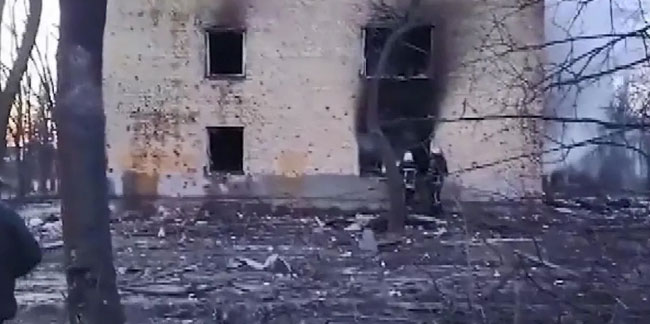 Rus ordusu Ukrayna'da yerleşim yerlerini bombaladı