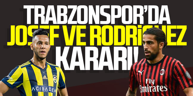 Trabzonspor'da Josef ve Rodriguez kararı!