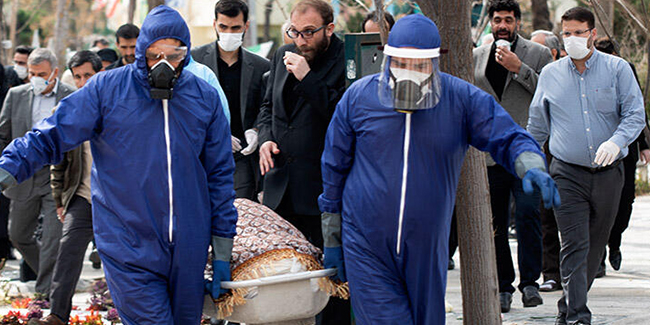 İran’da korona virüsünden ölenlerin sayısı bin 556’ya yükseldi