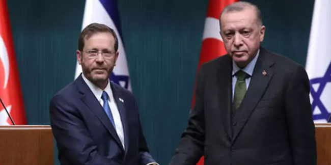 Cumhurbaşkanı Erdoğan, İsrail Cumhurbaşkanı Herzog ile görüştü!