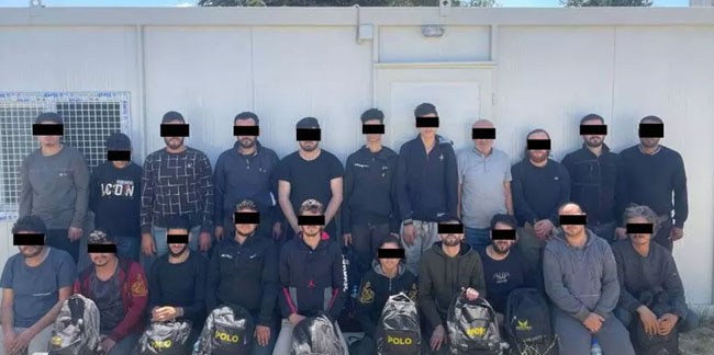 Kırklareli’nde 299 düzensiz göçmen ve 6 organizatör yakalandı