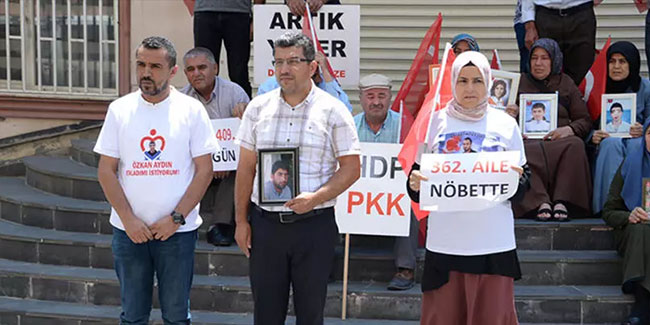 Diyarbakır’da evlat nöbetindeki aile sayısı 362'ye çıktı