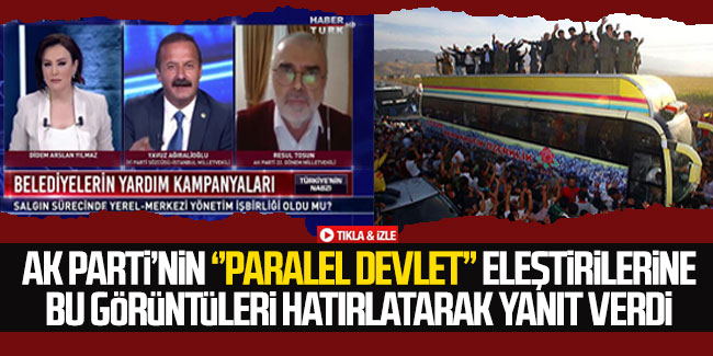 Habertürk canlı yayınında damga vuran ''paralel devlet'' yanıtı