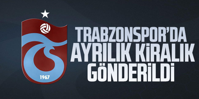 Trabzonspor'da ayrılık kararı! 