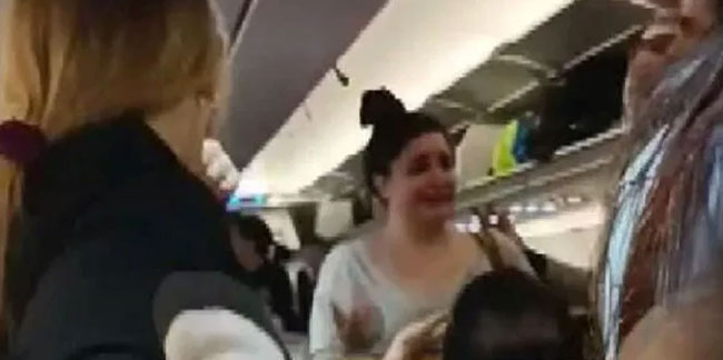 "Uçağı kaçırdım" diyerek bağıran yolcuya müdahale