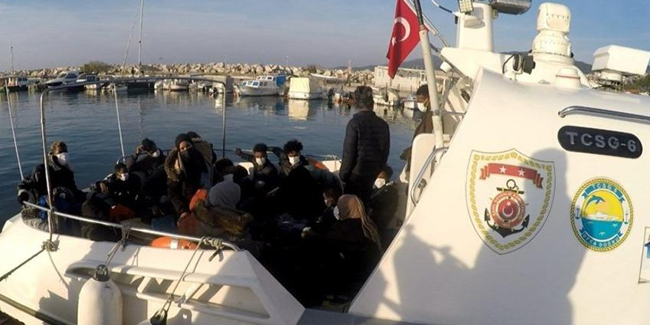 Yunanistan’ın ittiği 24 kaçak göçmen kurtarıldı