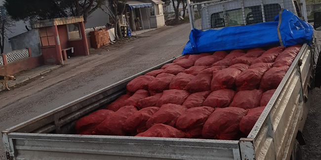 Erdek’te 2 ton kaçak midye ele geçirildi