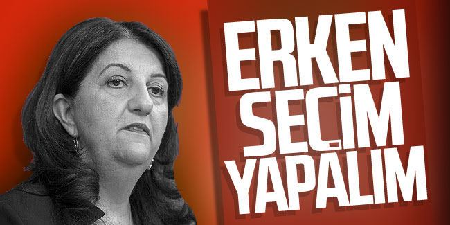 HDP: ''Meydan okuyoruz, erken seçime gidelim''