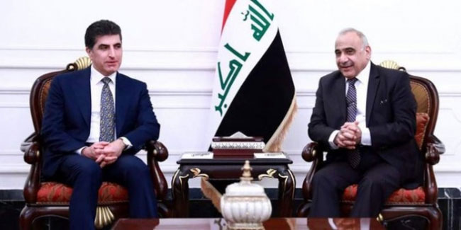 Barzani, Irak Başbakanı ile görüştü!