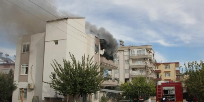 Antalya'da yangın: 2 çocuk hastaneye kaldırıldı