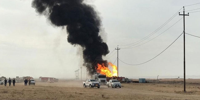İran'da petrol sahasında yangın çıktı